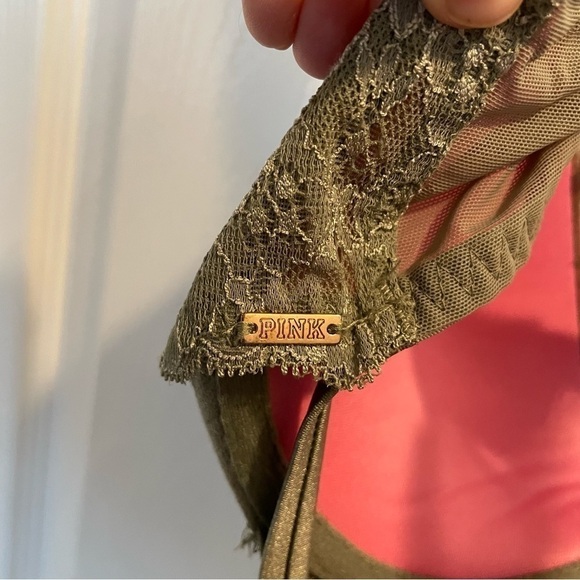 VS Pink Strappy Date Push Up Bra in Gray 34D - Picture 5 of 11